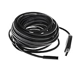 KKmoon 7mm 10m　USB内視鏡　防水内視鏡　防水IP 66　内視鏡　130万画素　6 LED　スネーク検査ビデオカメラ用　明るさ調整可能　Windows 用
