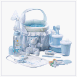 Baby Gift Basket Set In Blue