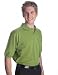 Green Short-sleeved Pique Polo