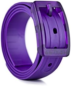 Switch Belt Purple Rain Custom, Cut-to-Fit, Waterproof Belt- Interchangeable Accessory Belt and Buckle - Premium Golf &amp; Active Lifesyle Apparel - Add Style and Practicality to All Your Attire. - Made from 100% Recycled Material.