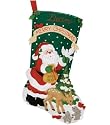 Bucilla Christmas Feast Stocking Kit [Warning: Choking hazard small parts]