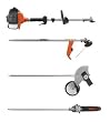 Tanaka TBC-255SFK Commercial Grade Gas-Powered Powerhead Grass Trimmer/Stick Edger/Pole Saw 3-in-1 Combo Kit (CARB Compliant)