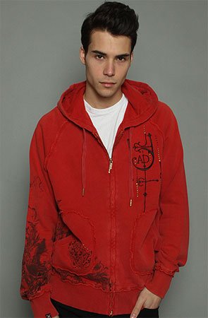Artful Dodger The Bordello Hoodie in Fall Red hood ,Sweatshirts for Men Artful Dodger The Bordello Hoodie in Fall Red hood ,Sweatshirts for Men