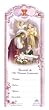 100 First Communion Mini-Bookmark Remembrances in Spanish, 1.5" x 4.5" - Boy