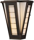 Aspen Bronze Outdoor Wall Fixture - 17.75 inches tall