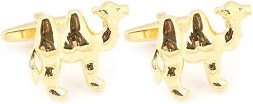 Men's Jewelry Gold Cufflinks Camel High Quality