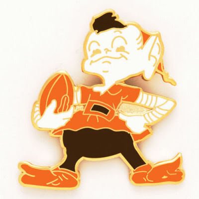 Cleveland Browns Brownie Elf Pin