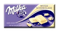 Milka White Chocolate, 3.52-Ounce Bars (Pack of 10)