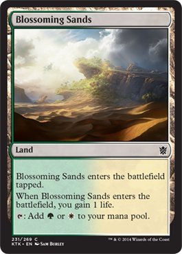 Magic: the Gathering - Blossoming Sands (231/269) - Khans of Tarkir
