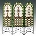 Meyda Tiffany 60" Wide x 58" High Classical Quatrefoil Room Divider 48809