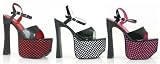 Women's 656-Iris 6.5 Heel Sandal With Fishnet
