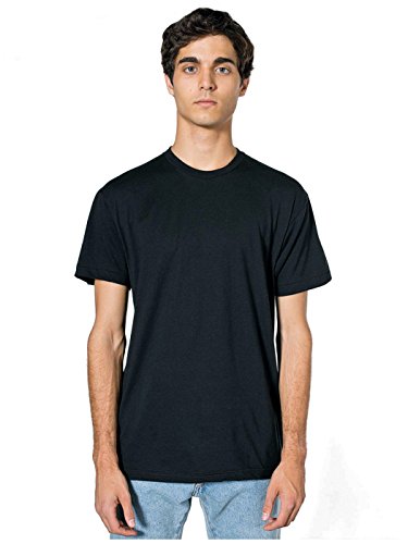American Apparel Unisex Poly/cotton Short Sleeve Crew Neck T bb401 - Asphalt - L