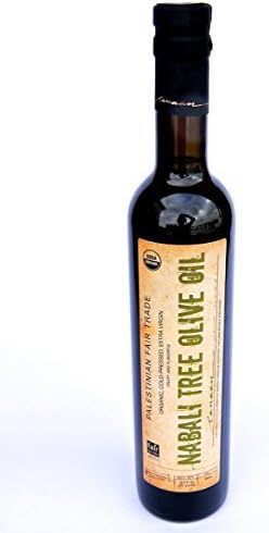 Nabali Tree Organic Olive Oil 1/2 Lt (17 oz), Cold Pressed, Extra Virgin, Fair Trade From Palestine by Rebuilding Alliance