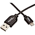 Amazonベーシック Apple認証 (Made for iPhone取得) iPhone5、5c、5s用 ライトニングUSBケーブル 約10cm ブラック