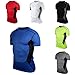 Generic New Mens Compression Sweat-absorbent Sport Gear Crewneck Athletic Shirt Tops
