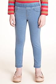 Cotton Rich Plain Denim Jeggings