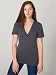 American Apparel Unisex Sheer Jersey Short Sleeve Deep V-Neck