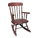 Gift Mark Deluxe Children?s Spindle Rocking Chair, Cherry