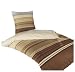 Bierbaum 195330 Feinbiber Bettwäsche 4417 135x200 cm karamell