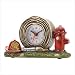 FIRE DEPARTMENT THEME DESK CLOCK TABLE TOP FIREMAN TIME