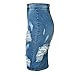 Soda Park Womens High Waist Ripped Hole Washed Jean Skirts Package Hip Skirts