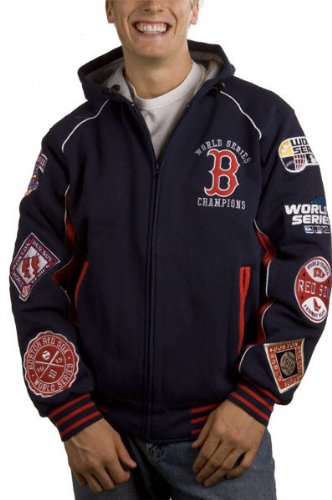 Buy Boston Red Sox Commemorative World Series Champions Full Zip Hooded Jacket