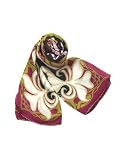 Roberto Cavalli Black Shimmering Roses Signature Chiffon Silk Stole
