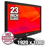 LG W2343T-PF 23-Inch Class Widescreen LCD Monitor (Gloss Black)