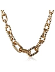 Steve Madden Gold Large Link Necklace, 20"