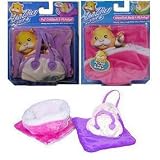 Zhu Zhu Pets Hamster Carrier Bed and Blanket Combo Set - Pink and Purple