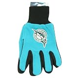Florida Marlins Jersey Gloves (One Size Fits Most Ages 16+)
