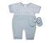 Tiny Fishes Romper and Boot Pink 3-5lb
