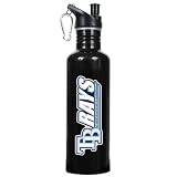 Tampa Bay Rays 26oz Stainless Steel Water Bottle (Black)