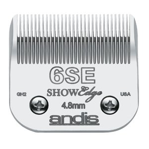 New Andis Clipper Blade - 6 Showedge 3/16 Inch Cut Chrome Plated Carbon Steel Edged Smooth Finish