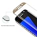 Galaxy S7 Edge Screen Protector, JETech Tempered Glass Full Screen Screen Protector Film for Samsung Galaxy S7 Edge (Gold)