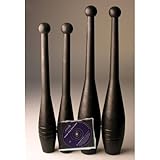 Indian Clubs Set 1 and 2 Pound Pair with DVD