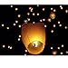 TINKSKY 10 Piece whiteSkyLantern 10PC1 Chinese Kongming Wishing Lamps, White