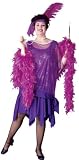 Plus Size Charleston Queen Flapper Costume Dress