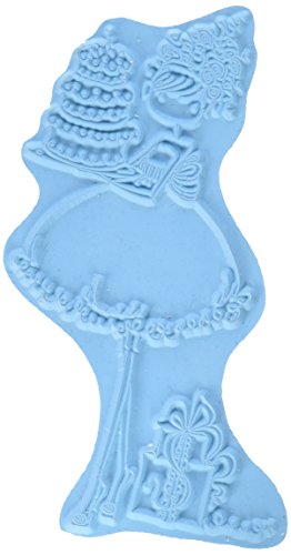 Stamping Bella Uptown Girl Ava Loves To Celebrate Cling Rubber Stamp, 6.5 x 4.5