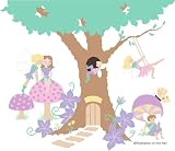 Enchanted Tree House Paint by Number Wall Mural Enchanted Tree House Paint by Number Wall Mural