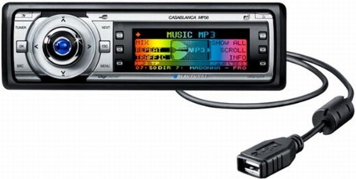 Blaupunkt Casablanca MP 56 MP3-CD-Tuner silber/schwarz
