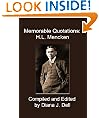 Memorable Quotations: H.L. Mencken