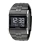 Fossil Men's JR9710 Grey Stainless Steel Bracelet Grey Digital Dial Watch