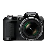 Nikon COOLPIX L120 14.1 MP Digital Camera with 21x NIKKOR Wide-Angle Optical Zoom Lens and 3-Inch LCD (Black)