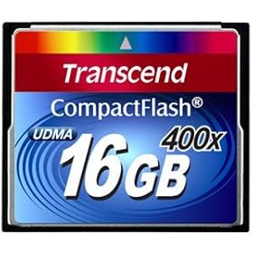 New Transcend 16 Gb Compactflash Cf Card 1 Card Pack 400x High Quality Excellent Performance