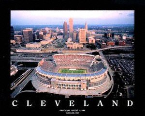Cleveland Browns - Cleveland Browns Stadium - 22x28 Aerial Photograph