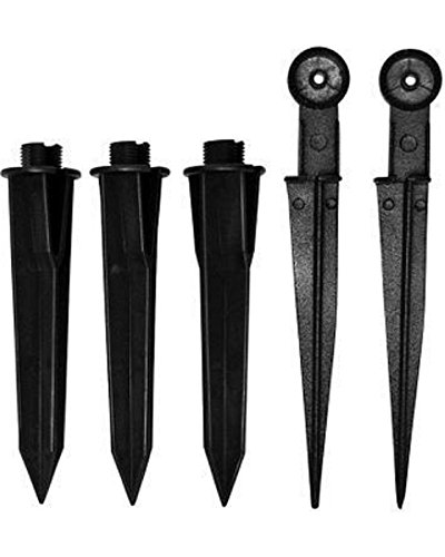 Malibu Metal Low-Voltage Outdoor Walk/Flood Light Replacement Stakes (5-Pack)