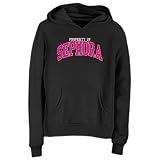Sweatshirt Woman Black  Property Of Sephora - Applique Embroidery / Athletic  Name