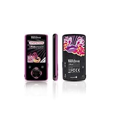 TrekStor i.beat move M Popstars Edition Tragbarer MP3- Player 4 GB (Micro-SD Slot, FM- Radio, Akku) violett