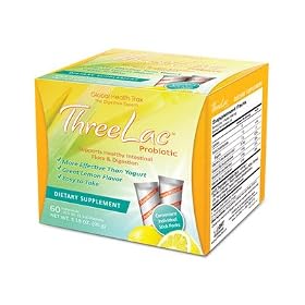 Click here to buy Threelac Three Lac Candida Defense (4 Pack) by Global Health Trax.